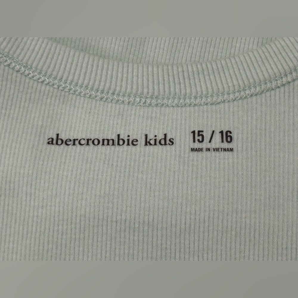 NEW Abercrombie Kids Tank Top Set Of 2 Size 15/16 Spring Color Pastel Blue Green - Picture 9 of 10